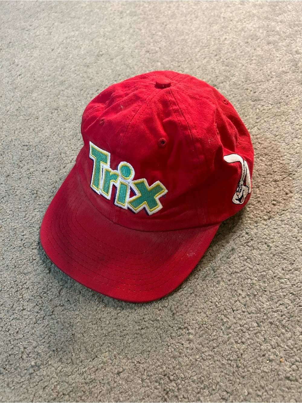 RARE Vintage 90s Trix Cereal Silly Rabbit Promo SnapBack Hat Cap Embroidered